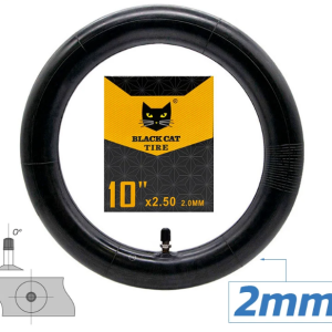 Belső 10x2,5 2,0 mm vastagságú Black Cat (egyenes szelep)